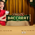 Live Always 8 Baccarat