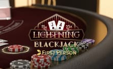 First Person Lightning Blackjack